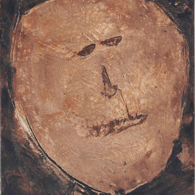 Jean Dubuffet — Тет-а-ля-левр благословенный (Голова с разбитой губой)