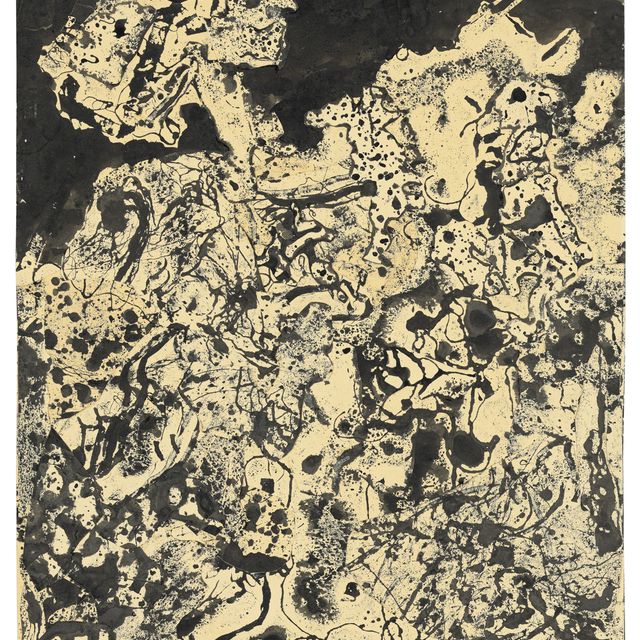 Jean Dubuffet — Пейзаж на Корбо (Пейзаж с вороном)