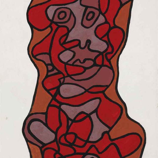Jean Dubuffet — Изображение в определенном месте XXIV
