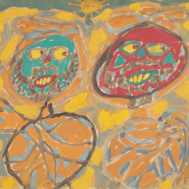 Jean Dubuffet — Без титров (Двое персонажей в одной комнате)