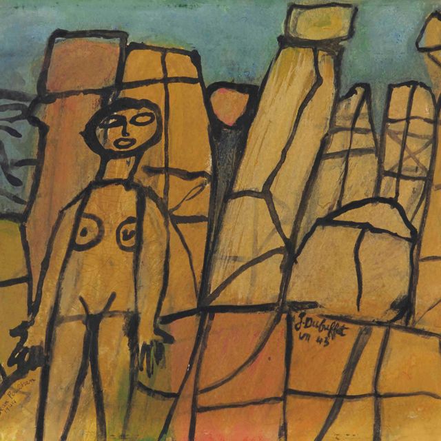 Jean Dubuffet — Ночь, проведенная в лесах Кассиса