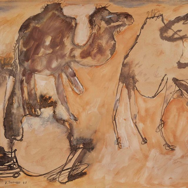 Jean Dubuffet — Trois Chameaux (Три верблюда)