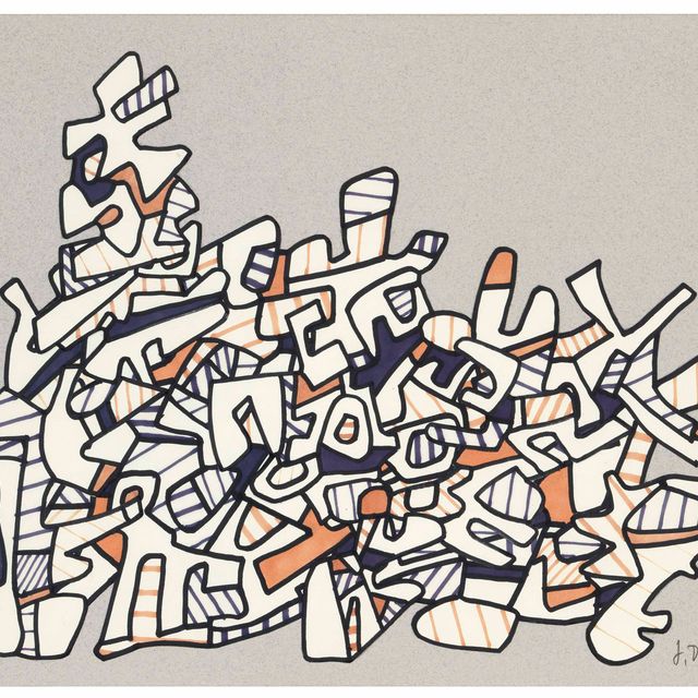 Jean Dubuffet — Мотив III