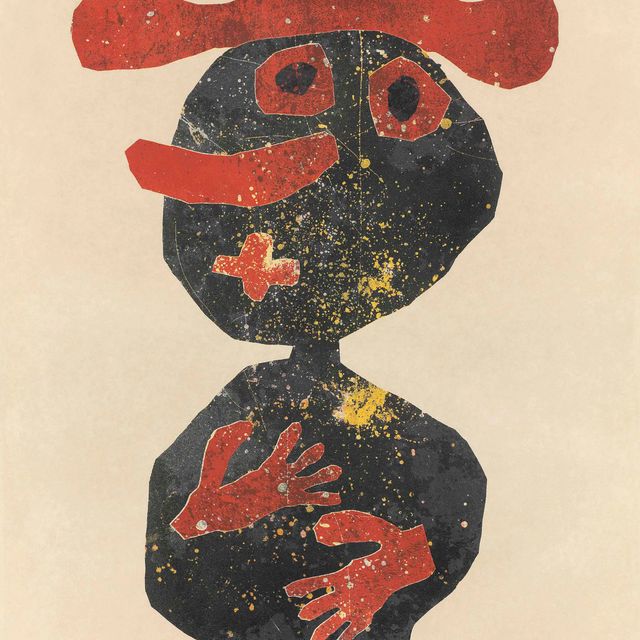 Jean Dubuffet — Нез Каротт (Webel 808)