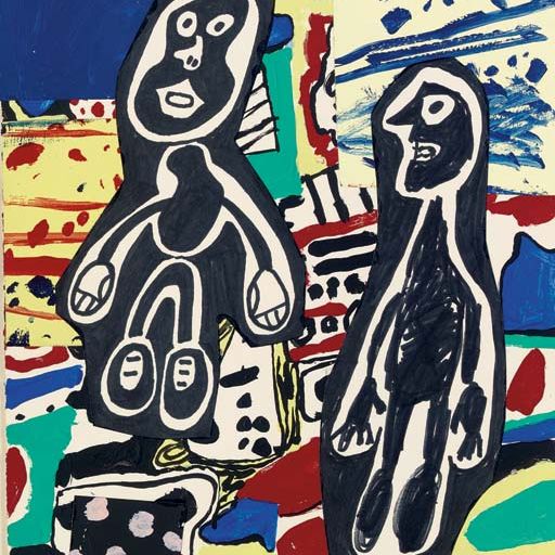 Jean Dubuffet — Последовательность действий VII