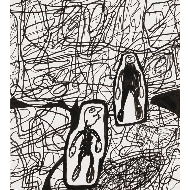 Jean Dubuffet — Оплата за услуги парикмахера для 2 человек
