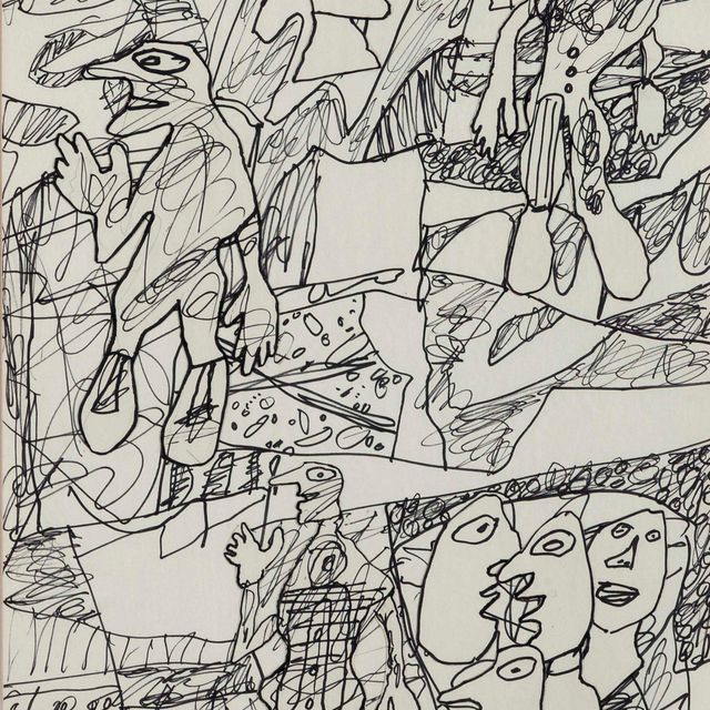 Jean Dubuffet — Оплата за изображения и персонажи