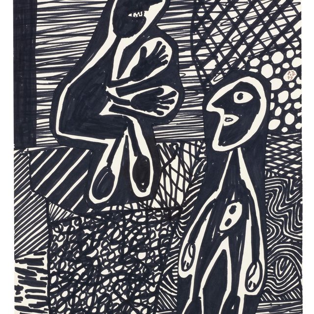 Jean Dubuffet — Ситуация CXXII