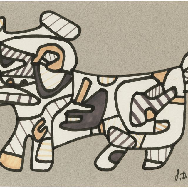 Jean Dubuffet — Цзянь (собака)