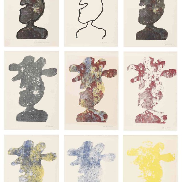 Jean Dubuffet — Человек во вводной части (W. 811; S. 562)
