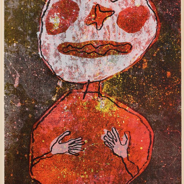 Jean Dubuffet — Персонаж в красном костюме