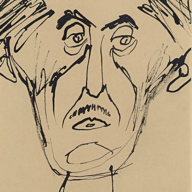 Jean Dubuffet — Портрет Жана Поля Хана