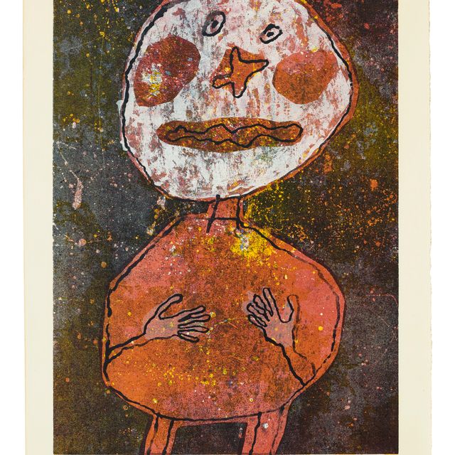Jean Dubuffet — Персонаж в красном костюме
