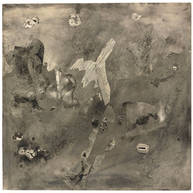 Jean Dubuffet — Картина искаженного восприятия (Пейзаж с искаженным восприятием)