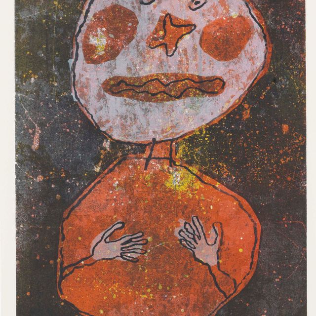 Jean Dubuffet — Персонаж в красном костюме