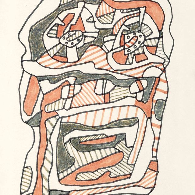 Jean Dubuffet — Решо-Четыре на газу II