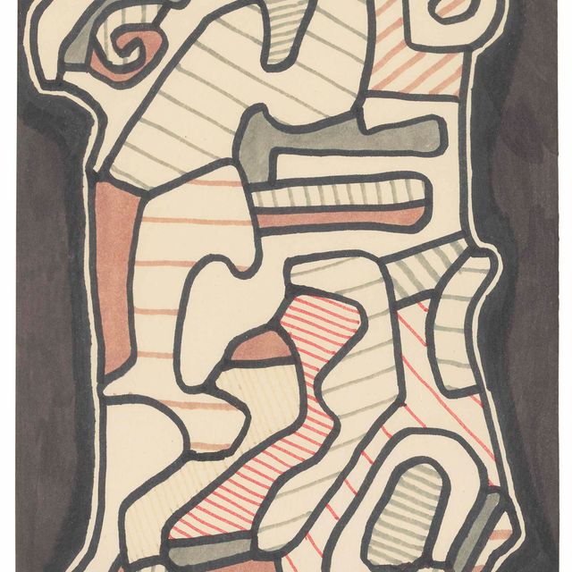 Jean Dubuffet — La Stèle (Стела)