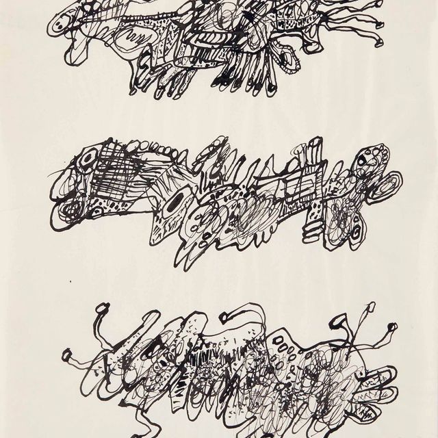 Jean Dubuffet — Трое животных