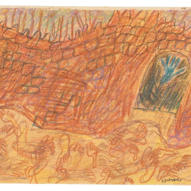Jean Dubuffet — Ворота в оазис, ведущие по следам прошлого