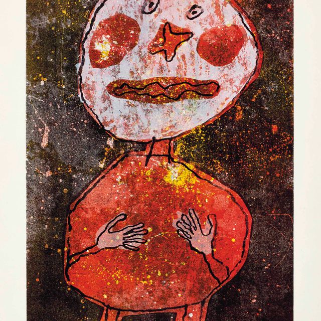 Jean Dubuffet — Персонаж в красном костюме