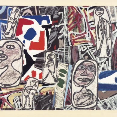 Jean Dubuffet — Свершившиеся факты I (W. 1259)