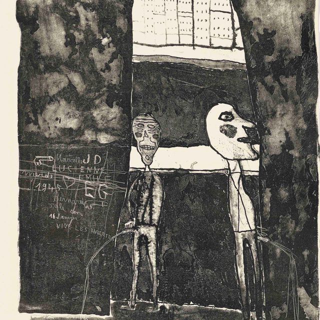 Jean Dubuffet — Убийства: 12 стихотворений Гильевича (Вебель 53-67)