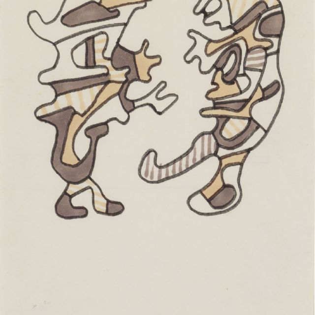 Jean Dubuffet — Два человека