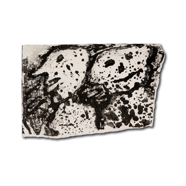 Jean Dubuffet — Пиццерия на Лазурном берегу - Виды блюд в Супер-Каннах (латинское почтовое меню)
