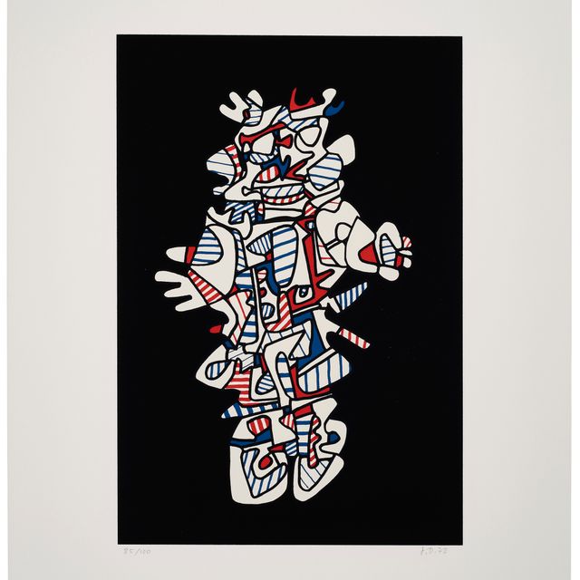Jean Dubuffet — Эпифанор, из "мимолетных присутствий"
