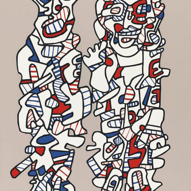 Jean Dubuffet — Делегация (W. 1167)