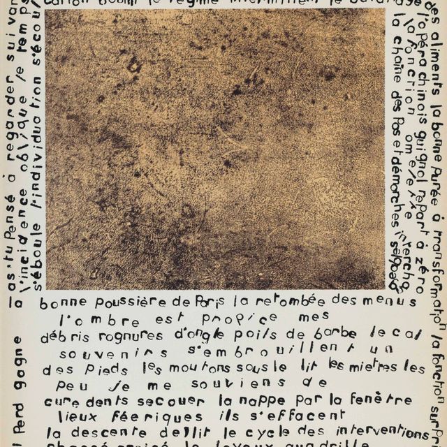 Jean Dubuffet — Жан Дюбюффе, "Фарс в люнете", Серж Лозинго, Париж, 1963 (W. 882-95)