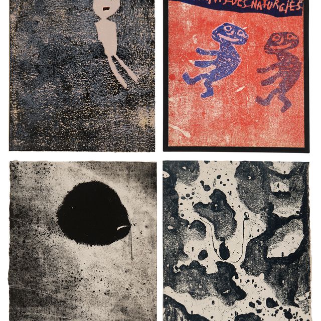 Jean Dubuffet — Андре Мартель, "Мир природы"