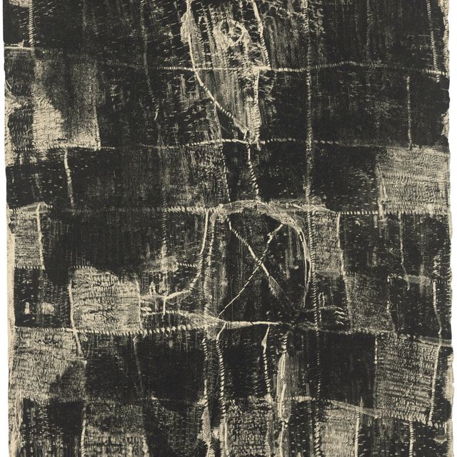 Jean Dubuffet — Человек и смерть, от: Les murs