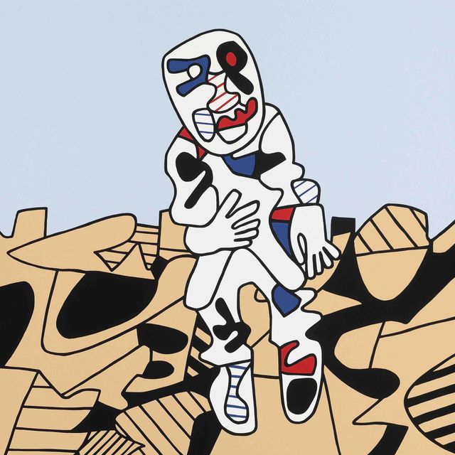 Jean Dubuffet — Марш-ан-Кампань (W. 1171)