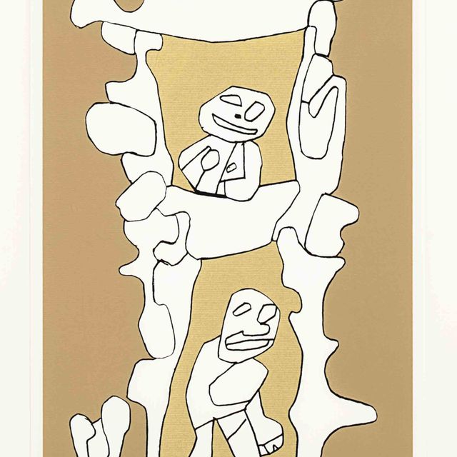 Jean Dubuffet — Двухуровневая вилла от Fables (Webel 1177)