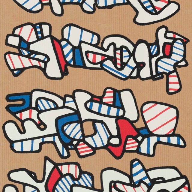 Jean Dubuffet — Ботте-нике (1100-1156 гг. н.э.)