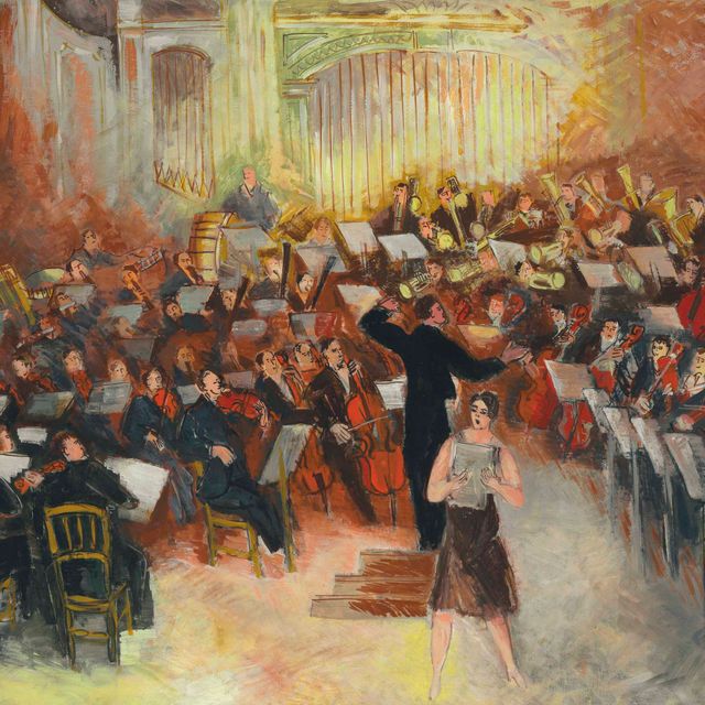 Jean Dufy — Зал Гаво, большой оркестр