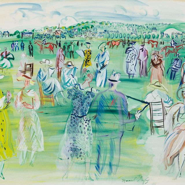 Jean Dufy — Манекены из Пуаре в Довиле