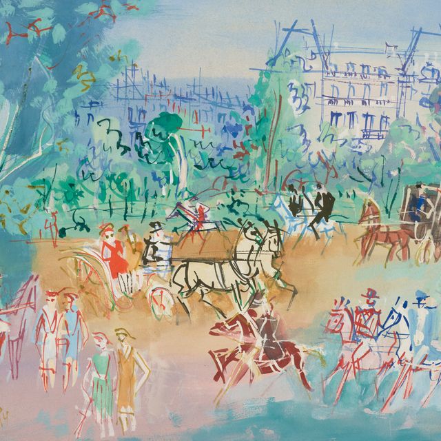 Jean Dufy — Набережная пре-дю-буа-де-Булонь
