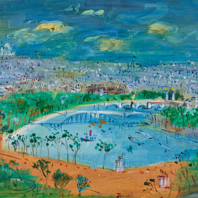 Jean Dufy — Вьюга Парижа