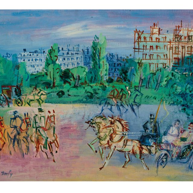 Jean Dufy — Авеню Булонский лес