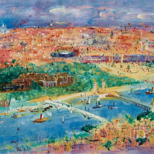 Jean Dufy — Вьюга Парижа