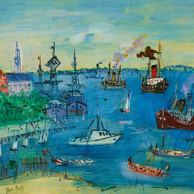 Jean Dufy — Порт-де-Копенгаген