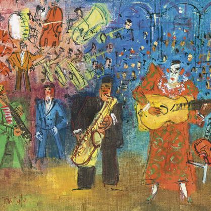 Jean Dufy — Музыканты-клоуны