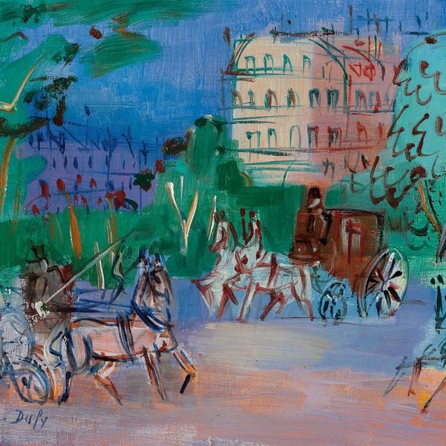 Jean Dufy — Булонский лес