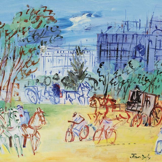 Jean Dufy — Авеню Булонский лес