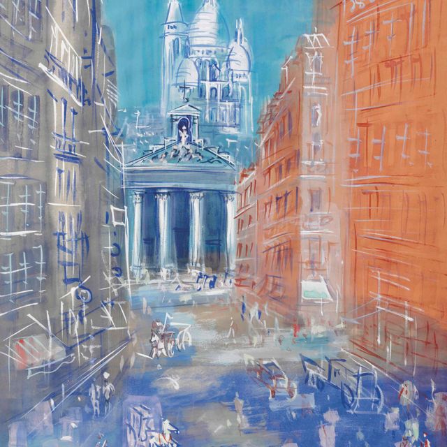 Jean Dufy — Париж, улица Лаффит