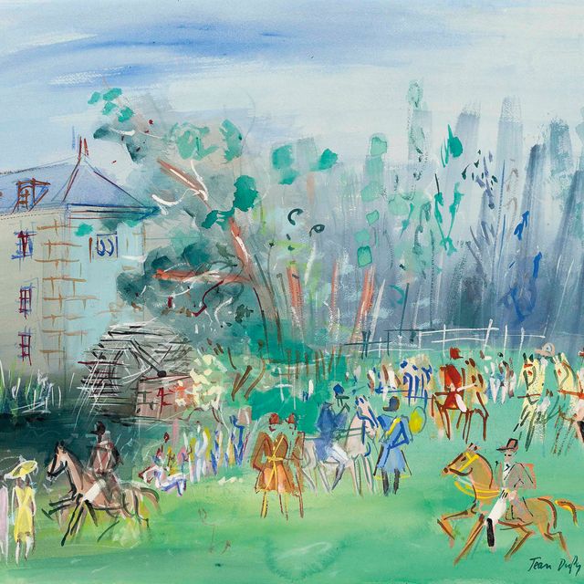 Jean Dufy — Дорога в Прейи-сюр-Клэаз
