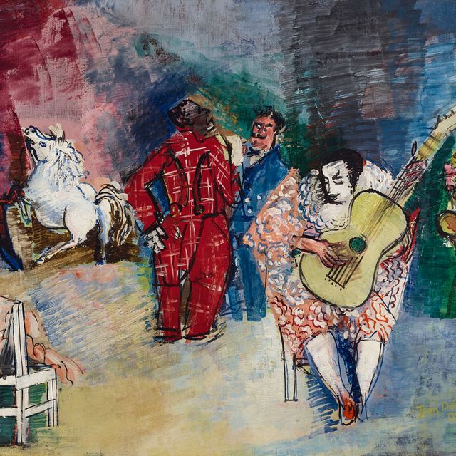 Jean Dufy — Клоун Антонет и августовский младенец