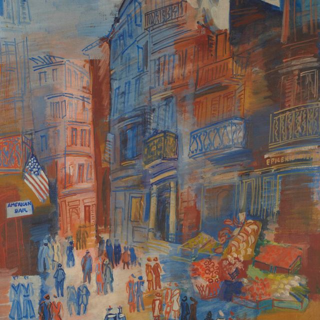 Jean Dufy — Квартал Нотр-Дам-о-Гавре